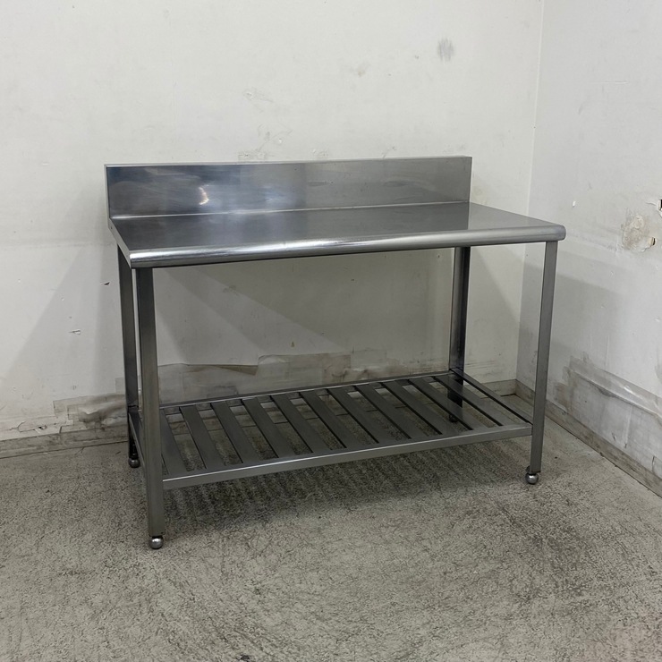 ����š� A09924 ����� �Хå���������   ���ƥ�쥹 ��ȥơ��֥� W1200 x D600 �� H800(+150) mm���ڶ�̳�ѡۡڿ�˼�ѡۡڲȺ⤪�ޤ����ء�