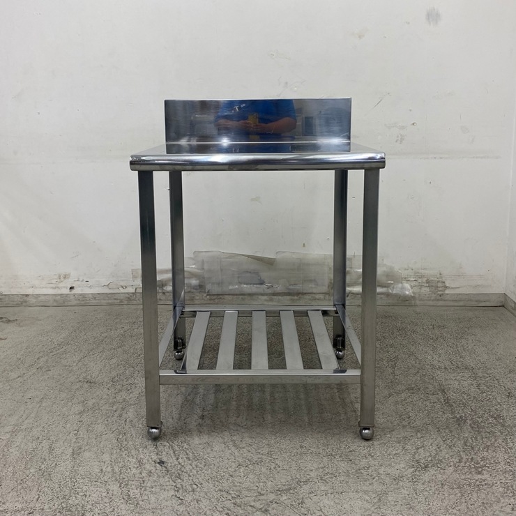 ����š� A09922 ����� �Хå���������   ���ƥ�쥹 ��ȥơ��֥� W650 x D600 �� H800(+150) mm���ڶ�̳�ѡۡڿ�˼�ѡۡڼ־��Ϥ����ϱĶȽ�ߤ��