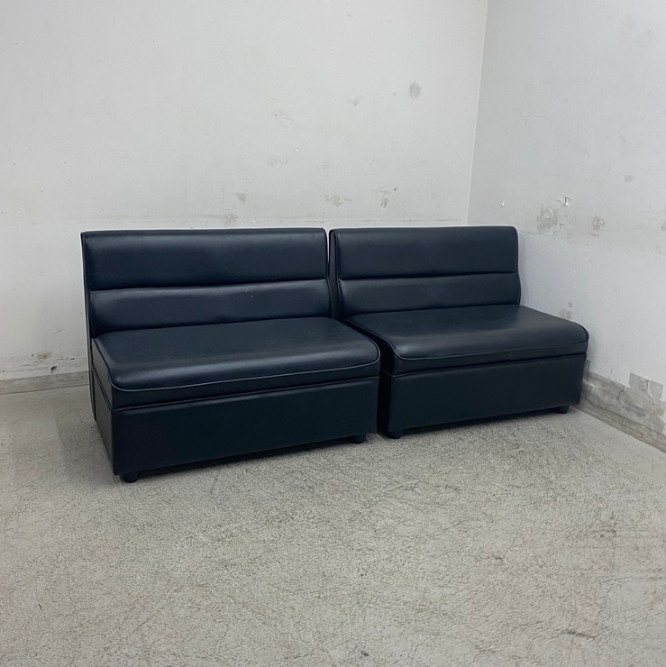 中古】 A09271 ソファー 2台セット 幅91cm 全高72cm(座面高39cm)×2台