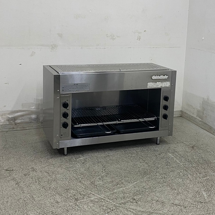 未使用品 幅９００ グリラー 鉄板焼 LPガス 専用台付 天板１枚 縁日 模擬店 未使用品 幅900 グリラー 鉄板焼 LPガス 専用台付 天板1枚 縁日