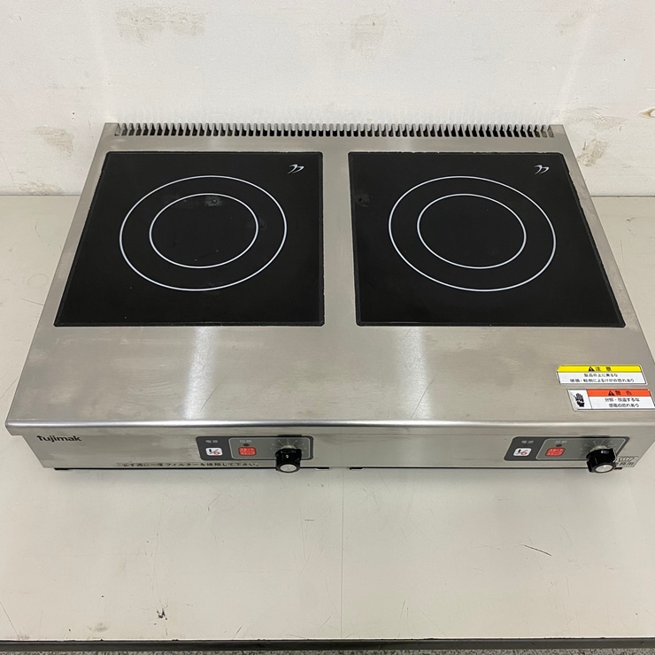 ����š� A09053 IH����� 2Ϣ 2.5kW��2 �ե��ޥå� FIC604550 ñ��200V����2���󥻥�� ��60cm���ڶ�̳�ѡۡڿ�˼�ѡۡ��ݾ�ͭ��