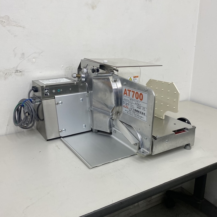中古】 A08180 1枚切り手動パンスライサー ハクラ精機 AT700 100V 卓上 