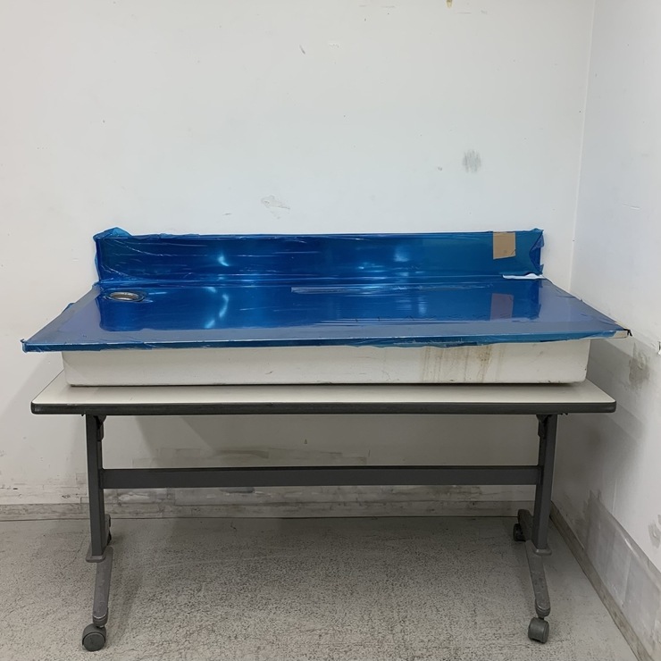 ��̤�����ʡ� A07653 ������Τ� 1��   SUS304���ƥ�쥹 W1500 x D750 �� H205(+150) mm����DIY�ۡ�ή����ۡڲȺ⤪�ޤ����ء�