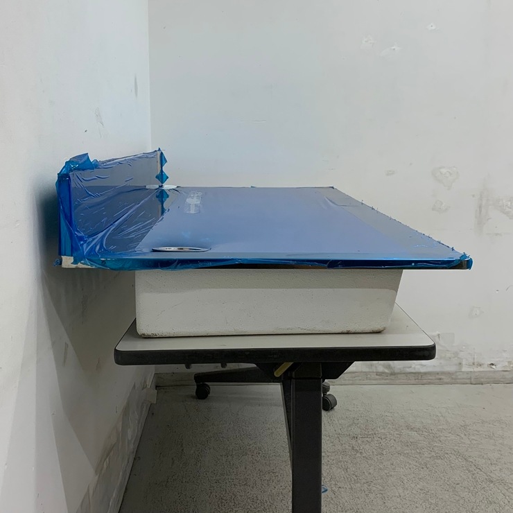 ��̤�����ʡ� A07653 ������Τ� 1��   SUS304���ƥ�쥹 W1500 x D750 �� H205(+150) mm����DIY�ۡ�ή����ۡڲȺ⤪�ޤ����ء�