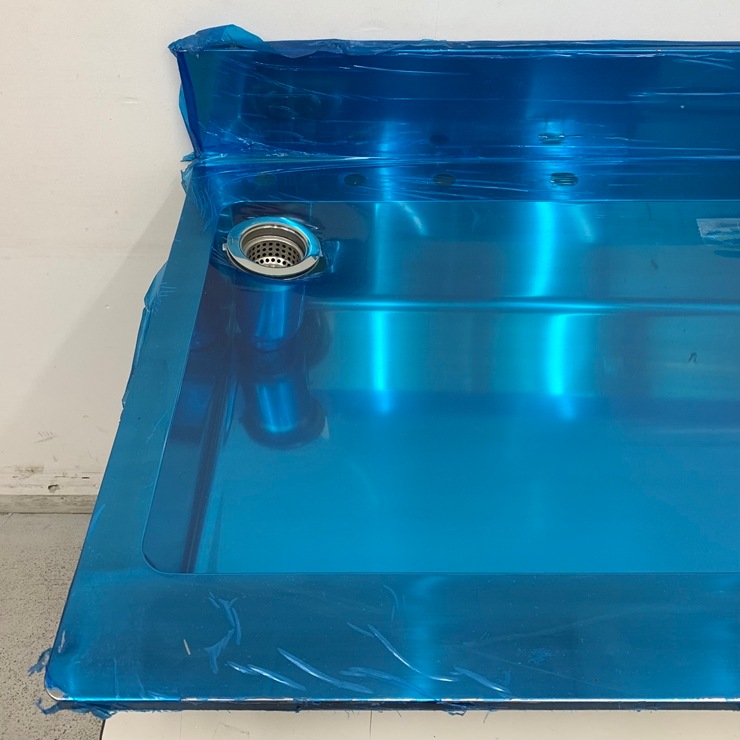 ��̤�����ʡ� A07653 ������Τ� 1��   SUS304���ƥ�쥹 W1500 x D750 �� H205(+150) mm����DIY�ۡ�ή����ۡڲȺ⤪�ޤ����ء�