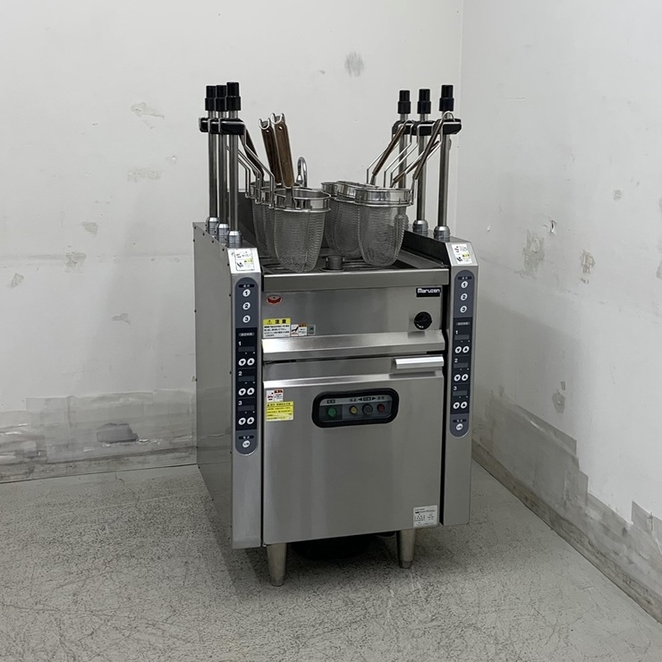 中古】 A07724 電気自動ゆで麺機 マルゼン MREY-L06 3相200V 幅