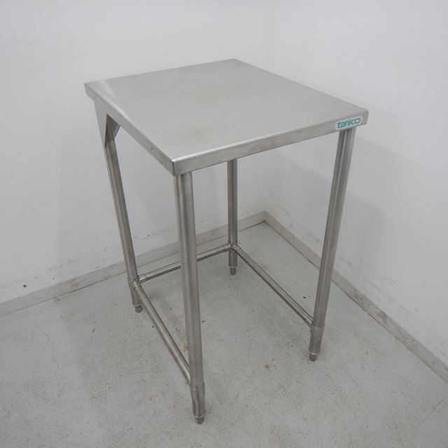 タニコー ステンレス製 作業台 調理台 90cm×60cm×79cm 厨房 飲食店 タニコー ステンレス 台 中古 W400×D600×H500 mm | 板金（シンク・作業