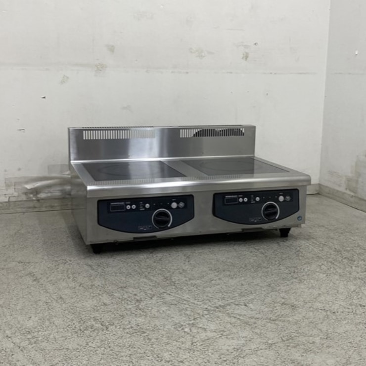IHコンロ　中古 中古】 A09096 業務用IHコンロ 2口 5kW×2 ホシザキ HIH-55CE-1 3相200V