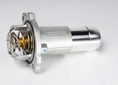 サーモスタットインレットハウジング　（サーモスタット付）＜2006-2010　ハマー　H3 ・　2009-2010 H3T＞純正品