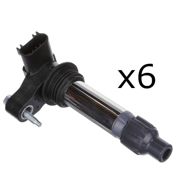 イグニションコイル(1台分6本セット）＜2008-2017　キャデラック　CTS　3.0/3.6L＞社外品