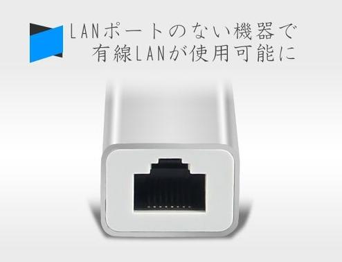 wnab 057upk3 ͭLAN Ѵ ץ USB 2.0 MacBookAir Chrome Surface 