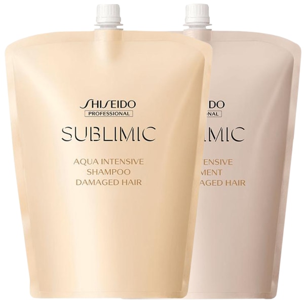 SET 資生堂 サブリミック アクアインテンシブ シャンプー 1800ml +