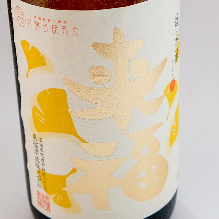 来福 純米ひやおろし 1800ml | 茨城『来福』来福酒造 | 日本酒専門店