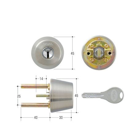 GOAL ゴール V-TX 40-37 11 扉厚40-43MM 取替用シリンダー