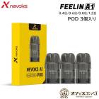 Nevoks Feelin A1 PODȥå 3mL 3 ͥܥå ե󥨡 ٥ ŻҥХ  vape [S-42]