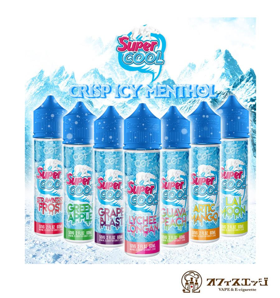 ���ɷ� ���åꥭ�å� Cloudy O Funky Super COOL 60ml ���饦�ǥ��������ե��󥭡� �����ѡ������� �ꥭ�å� �٥��� �Żҥ��Х� vape�ڥ˥�����0 ������0�� [R-9]