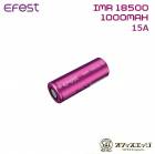 Efest IMR18500 1000mAh 15A  ٥ եåȥȥåץХåƥ꡼ ե ŻҥХ flattop battery vape  ޥ󥬥 imr [J-46]
