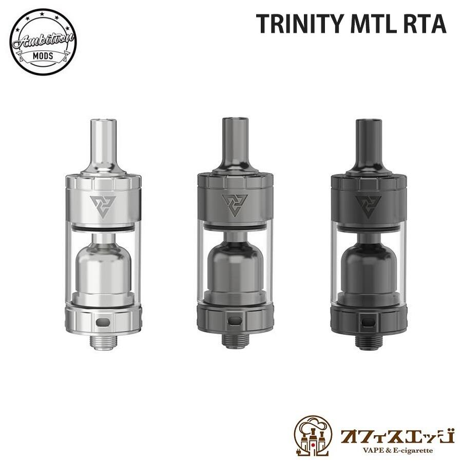 Ambition Mods TRINITY MTL RTA 19.5mm �ȥ�˥ƥ� ����ӥ�����å� ���ȥޥ����� �Żҥ��Х� vape �٥��� [J-75]