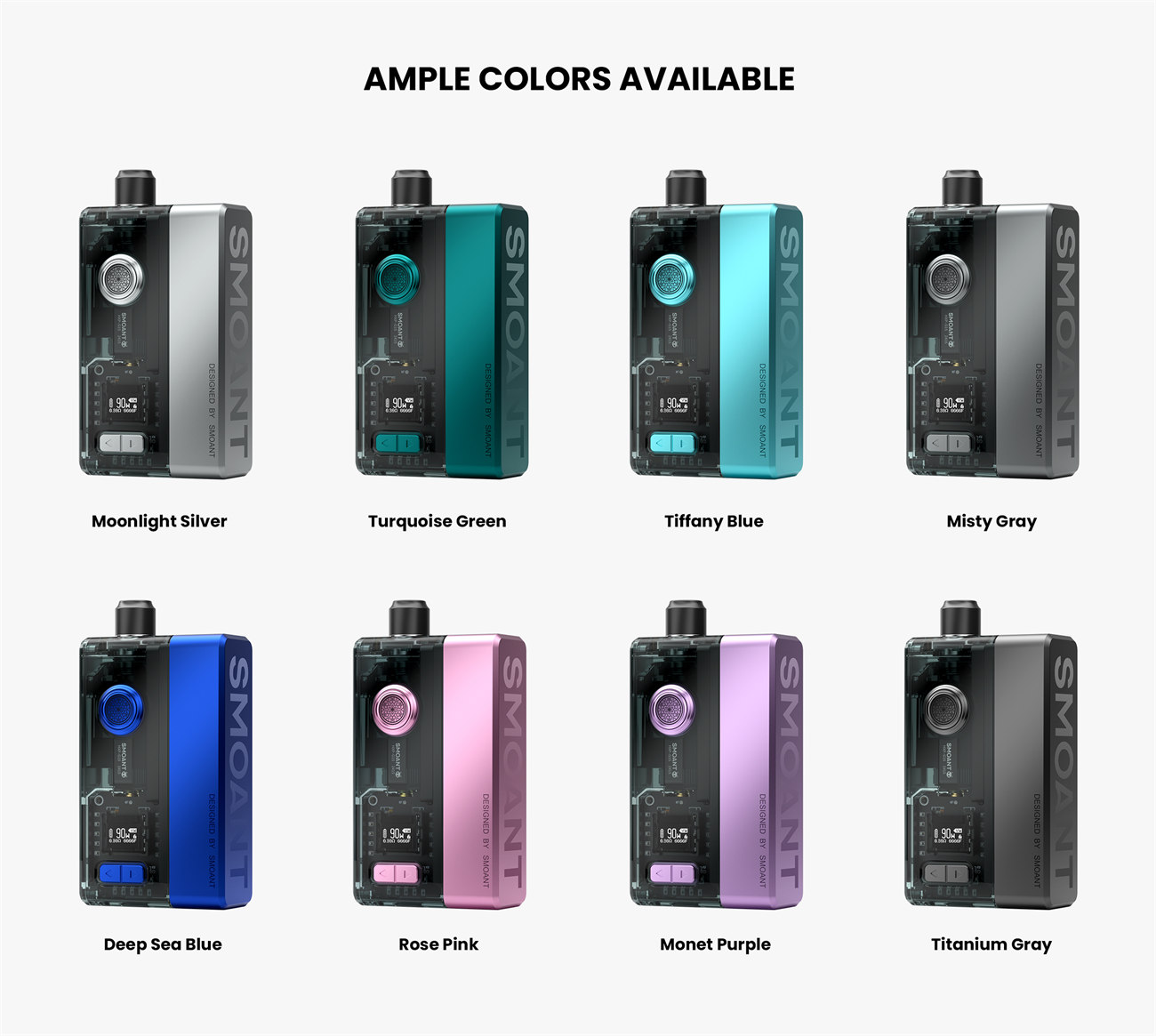 BB互換機】Smoant Knight AIO Boro Kit 90W 5ml 18650バッテリー駆動