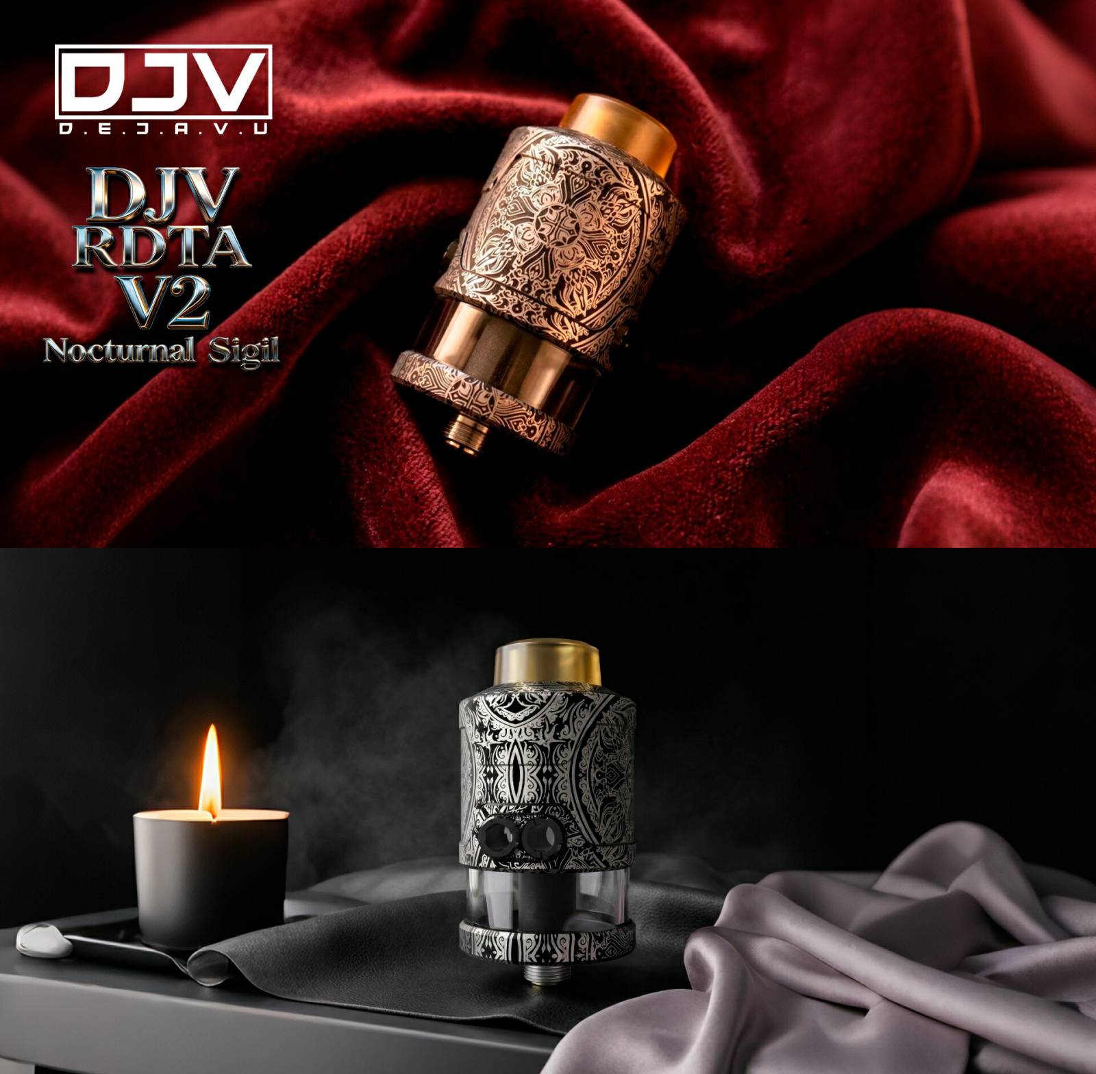 DJV RDTA V2 - Nocturnal Sigil RDTA 26mm vape アトマイザー 本体