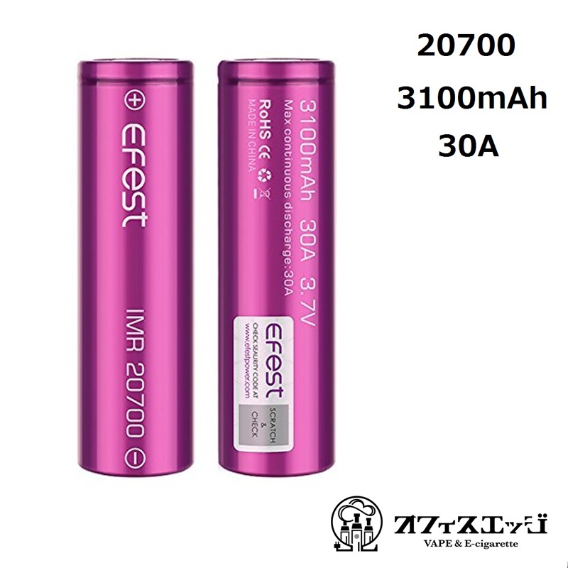 EfestIMR207003100mAH 30A ڥ᡼̵ۥХåƥ꡼  եåȥȥåץХåƥ꡼ ե  ޥ󥬥03045659[J-60]