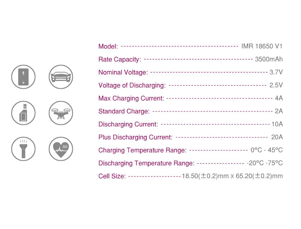 EfestIMR18650 3500mAh 20Aڥ᡼̵ۥХåƥ꡼ եåȥȥåץХåƥ꡼ ŻҥХ flattop battery vape  ޥ󥬥 եȡ[J-63]