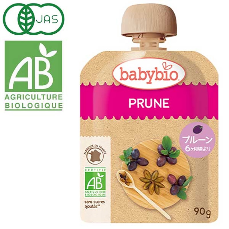 babybio �٥ӡ��ӥ� �٥ӡ����ࡼ���� �ץ롼���90g�ˡڥߥȥ���6�����