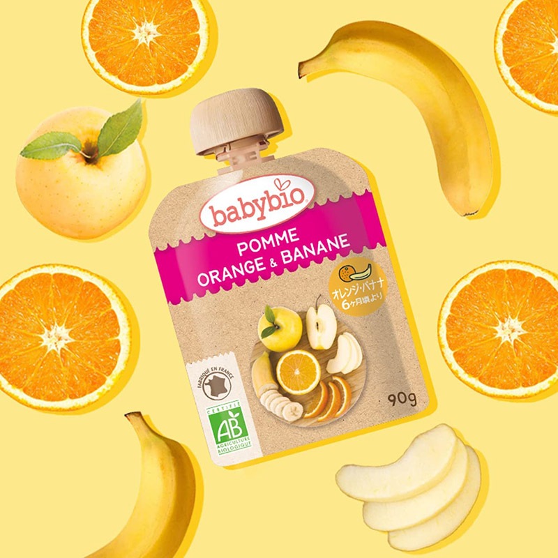 babybio �٥ӡ��ӥ� �٥ӡ����ࡼ���� ����󥸡��Хʥʡ�90g�ˡڥߥȥ���6�����