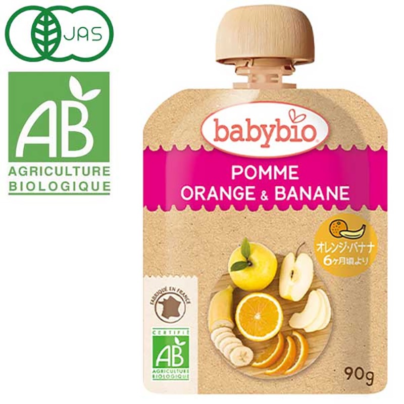 babybio �٥ӡ��ӥ� �٥ӡ����ࡼ���� ����󥸡��Хʥʡ�90g�ˡڥߥȥ���6�����