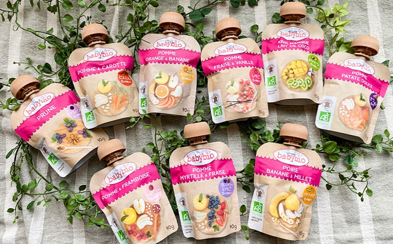 babybio �٥ӡ��ӥ� �٥ӡ����ࡼ���� �ץ롼���90g�ˡڥߥȥ���6�������5�ĥ��åȡ�