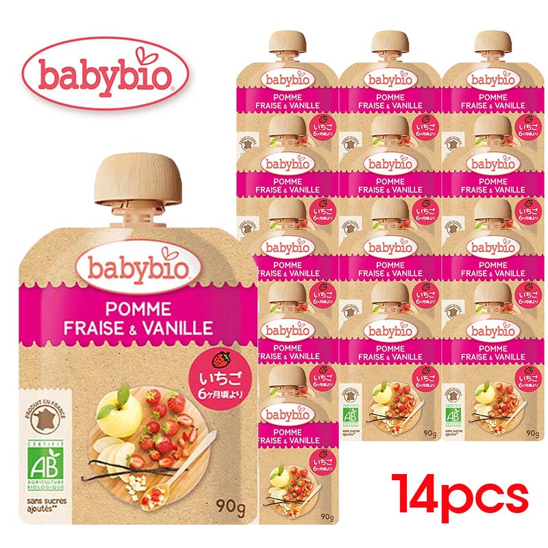 babybio �٥ӡ��ӥ� �٥ӡ����ࡼ���� ��������90g��  �ڥߥȥ���6�����  ��14�ĥ��åȡ�