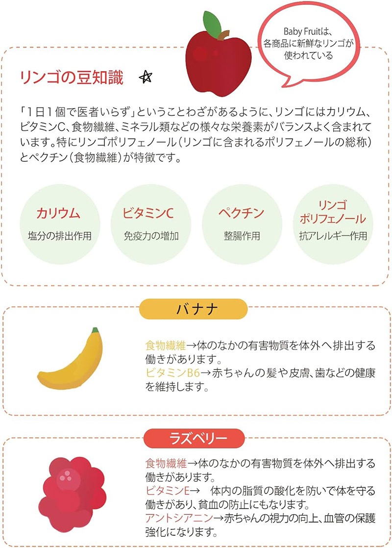 ��Frulla��Baby Fruit �ե������٤�4�ĥ��åȡ� �٥ӡ��ե롼�� �������˥å����ࡼ����