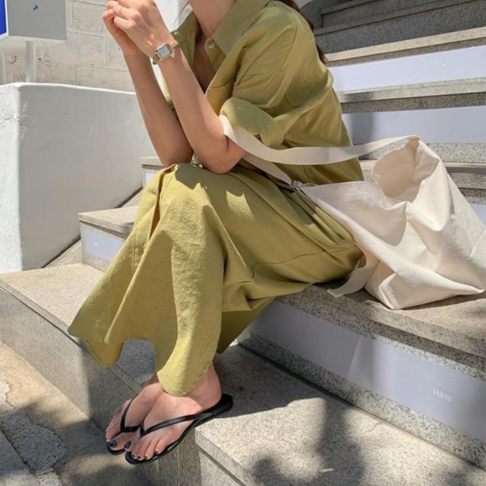 シャツワンピース】ロング丈 ワンピース マキシワンピース マタニティ