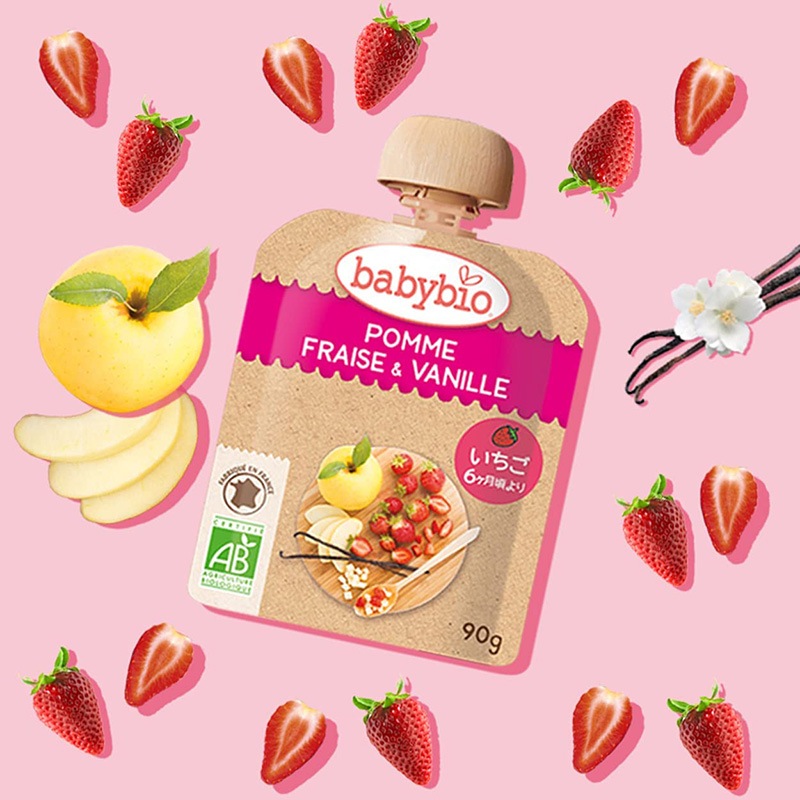 babybio �٥ӡ��ӥ� �٥ӡ����ࡼ���� ��������90g�ˡڥߥȥ���6�����