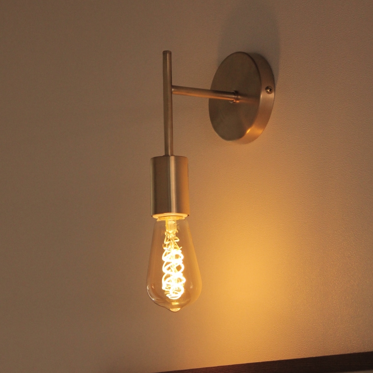 E26スパイラル ロングゴールド(調光器対応)_D-E26BGCSP