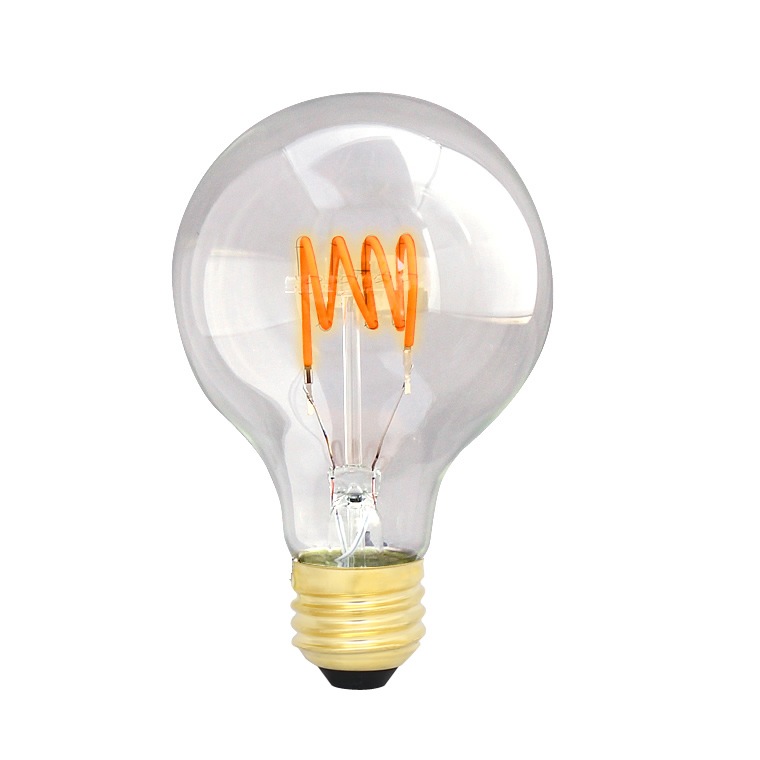 E26スパイラル GLOBEクリア(調光器対応)_D-E26GCSP