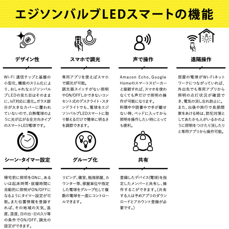 スマート E26スパイラルロングゴールド(Wi-Fi電球)_DST-E26BGSP