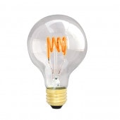 エジソンバルブLED E26スパイラル GLOBEクリア(調光器対応)