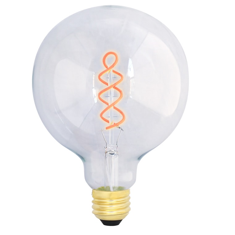 エジソンバルブLED E26スパイラル BIG GLOBEクリア(調光器対応