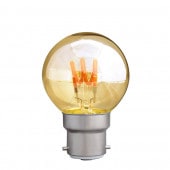 【バヨネット式】エジソンバルブLED B22スパイラル ミニGLOBEゴールド(調光器対応)_D-B22MGGCSP