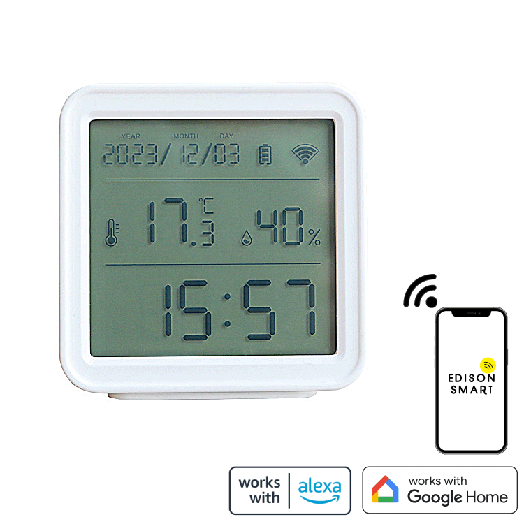 エジソンスマート 温度湿度センサーPRO(Wi-Fi)