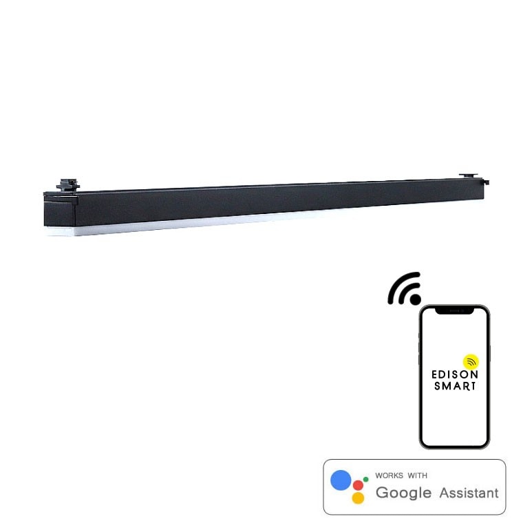 エジソンスマート ラインライト 800mm for ダクトレール ブラック RST