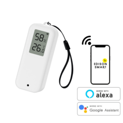 エジソンスマート 温度湿度センサー(Wi-Fi) 防水タイプ
