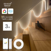 エジソンスマート LED シリコンテープライト 3m