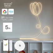 エジソンスマート LED シリコンテープライト 5m
