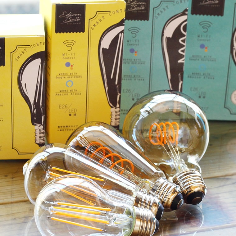 エジソンスマート LED電球 6個セット エジソンスマート E26 LED電球 RGBCW A60 Matter over Wi-Fi