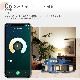 【売り尽くしSALE★20％OFF】エジソンスマートミニシーリングライト ウッド調 アーム付き(ダクトレール用) ウォールナットブラック RST-TL179LBK(Wi-Fi照明)