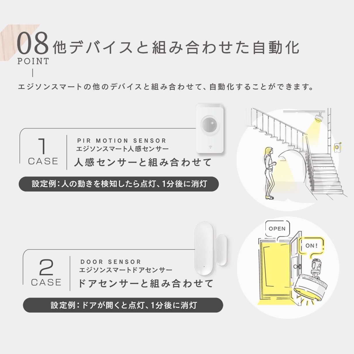 エジソンスマートミニシーリングライト ウッド調 for ダクト