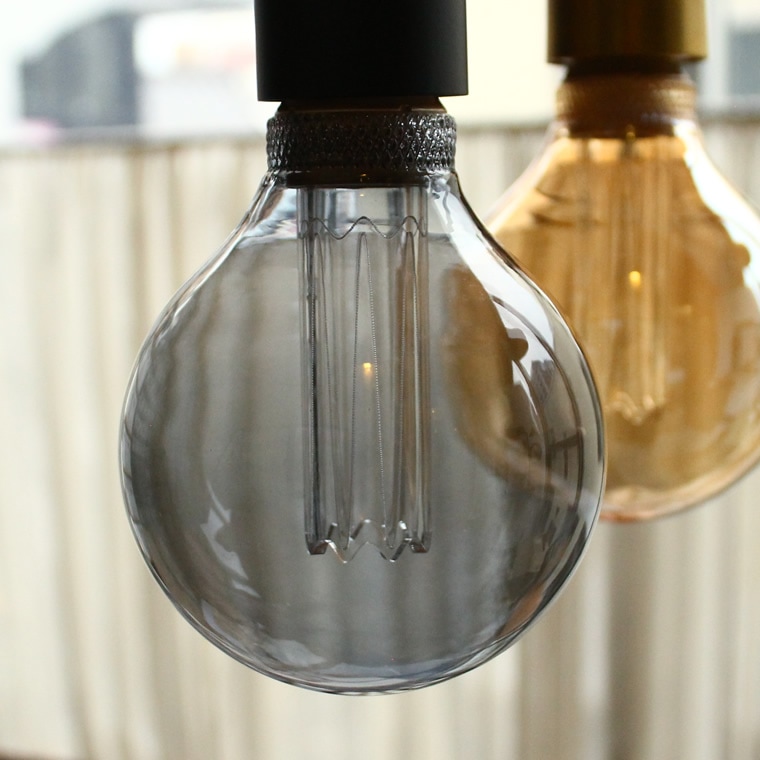 E26ノスタルジア GLOBEグレー(調光器対応)