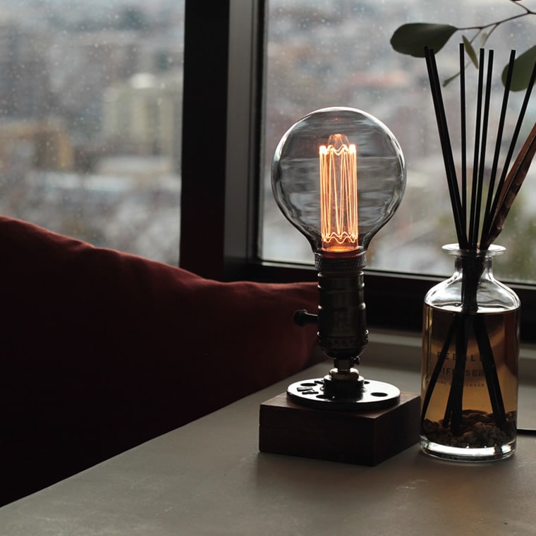 E26ノスタルジア GLOBEグレー(調光器対応)